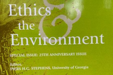 Ethics & the Environment 25th anniversary